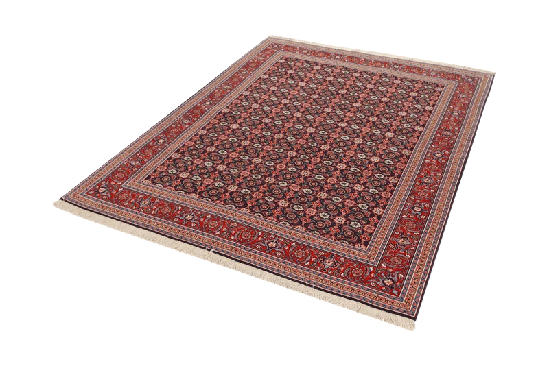 Tabriz 50 Raj · Handgeknüpft – Blau, 190x147 cm