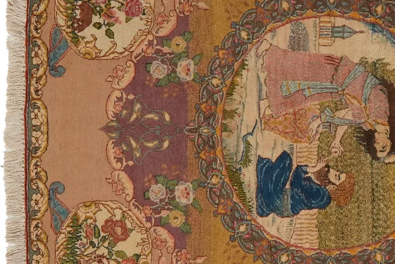 Tabriz Antique · Handgeknüpft – Beige, 120x82 cm