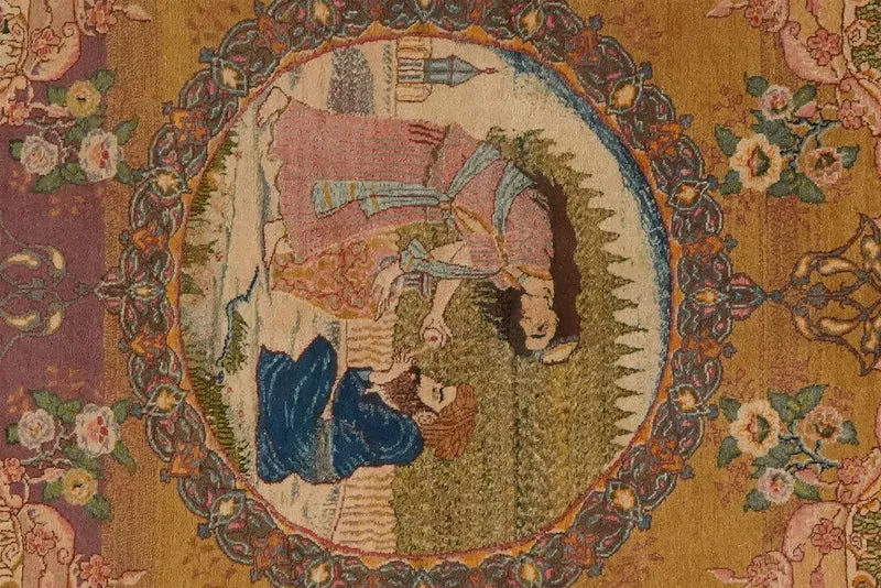 Tabriz Antique · Handgeknüpft – Beige, 120x82 cm