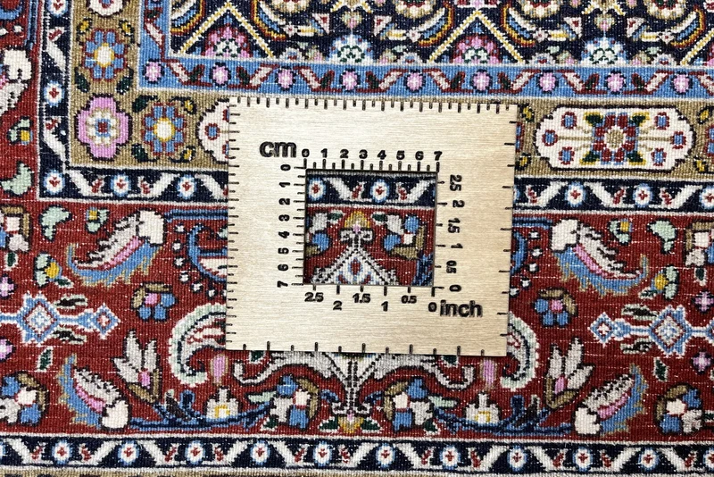 Moud Mahi · Handgeknüpft – Beige, 201x142 cm