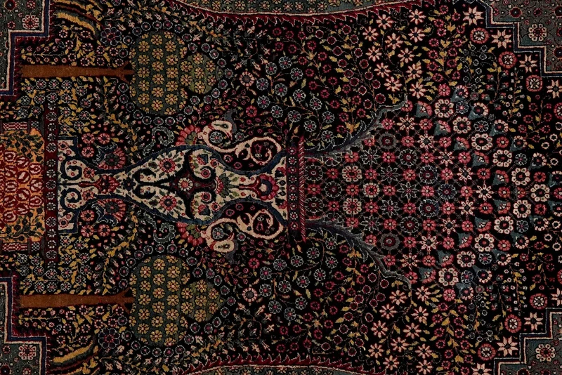 Teheran · Handgeknüpft – Blau, 212x133 cm