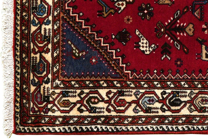 Nasrabad · Handgeknüpft – Rot, 131x81 cm