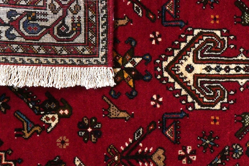 Nasrabad · Handgeknüpft – Rot, 131x81 cm