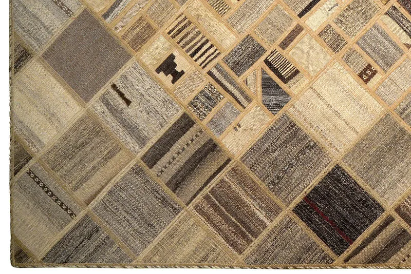 Kelim Tekkeh · Handgewebt – Beige, 240x170 cm