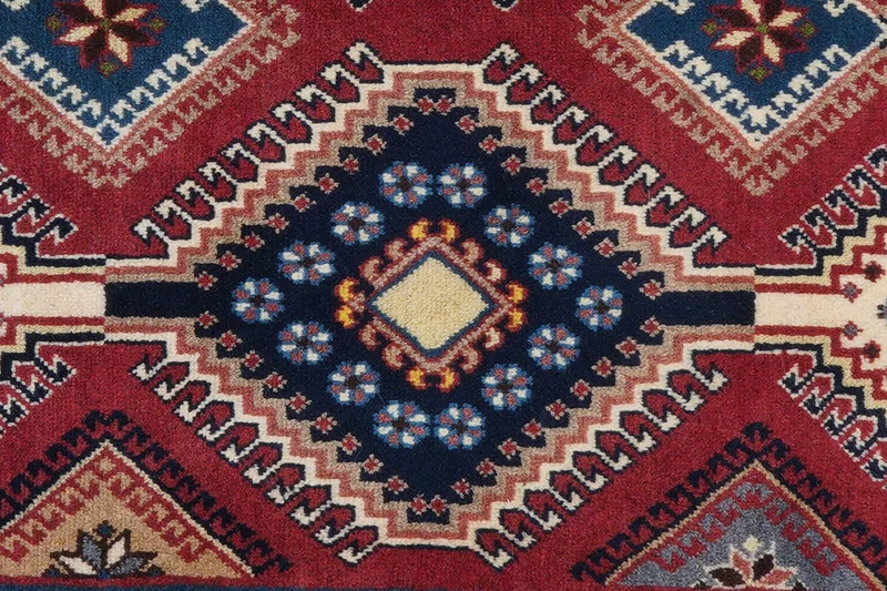 Yalameh · Handgeknüpft – Rot, 147x101 cm