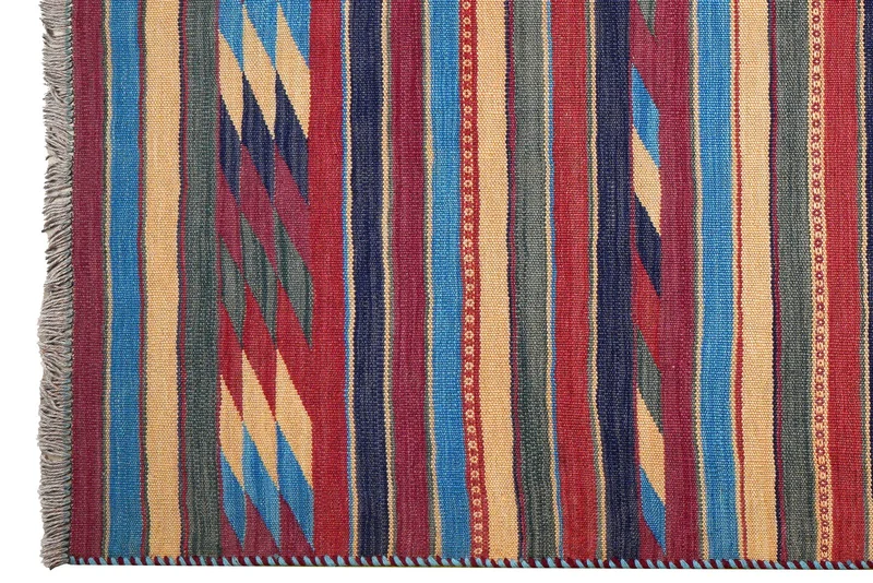 Kelim Gashgai · Handgewebt – Bunt, 179x123 cm