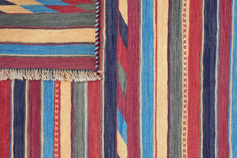 Kelim Gashgai · Handgewebt – Bunt, 179x123 cm