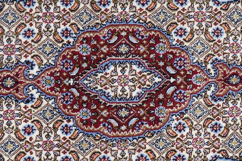 Moud Mahi · Handgeknüpft – Beige, 118x74 cm