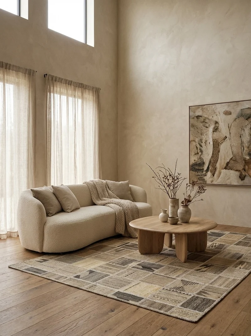 Kelim Tekkeh · Handgewebt – Beige, 200x150 cm