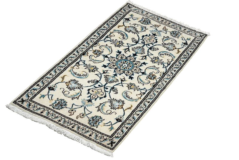 Nain 12La · Handgeknüpft – Beige, 139x70 cm