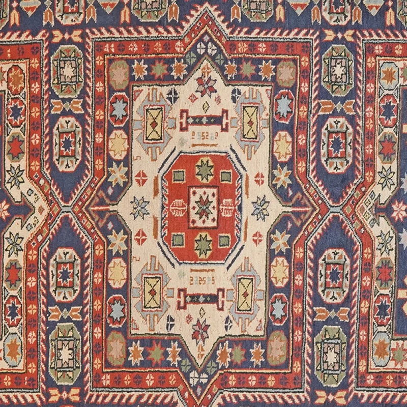 Kula · Handgeknüpft – Blau, 209x162 cm
