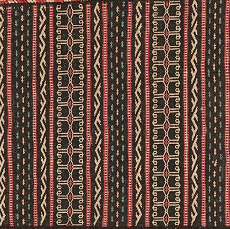 Kelim Kordi · Handgewebt – Schwarz, 93x61 cm