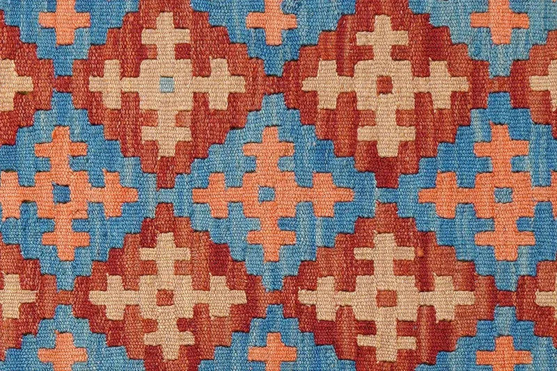 Kelim Gashgai · Handgewebt – Rot, 121x81 cm
