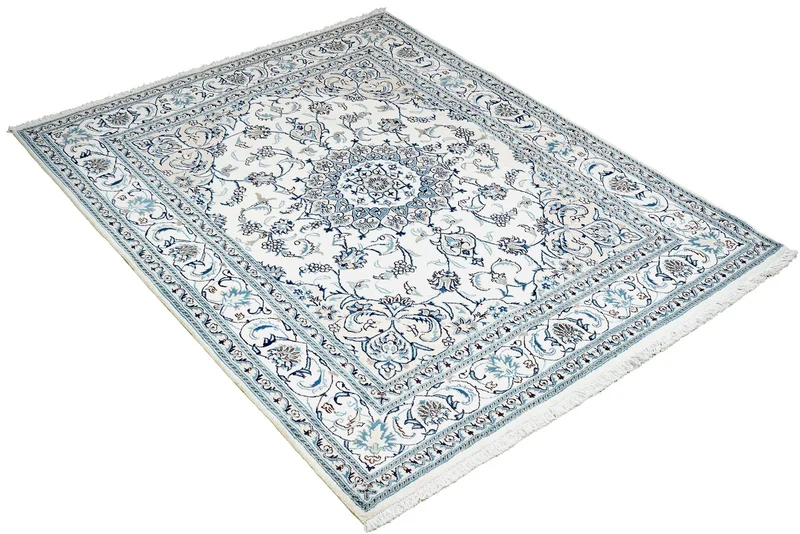 Nain 12La · Handgeknüpft – Beige, 240x195 cm
