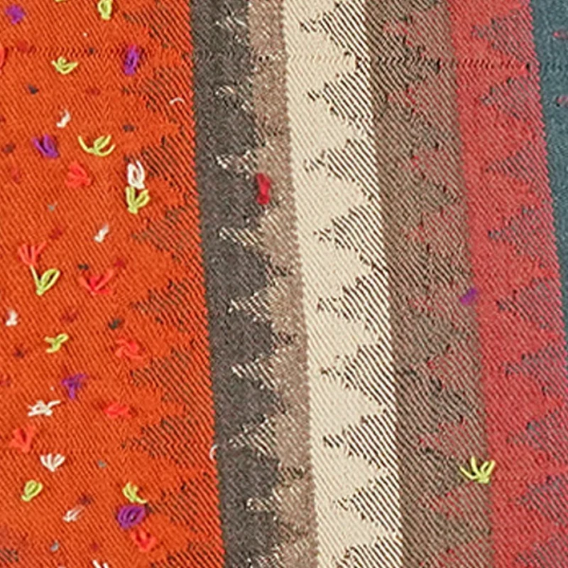 Kelim Kissen · Handgefertigt – Bunt, 65x65 cm