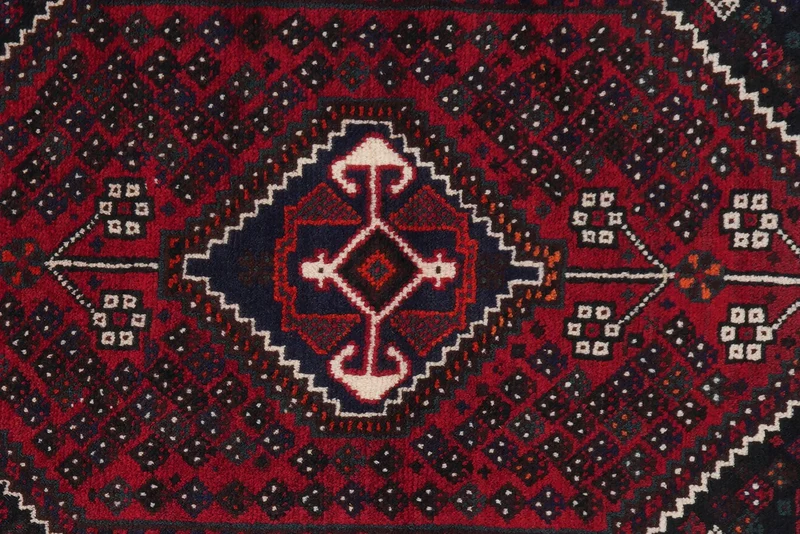 Shiraz · Handgeknüpft – Rot, 129x83 cm
