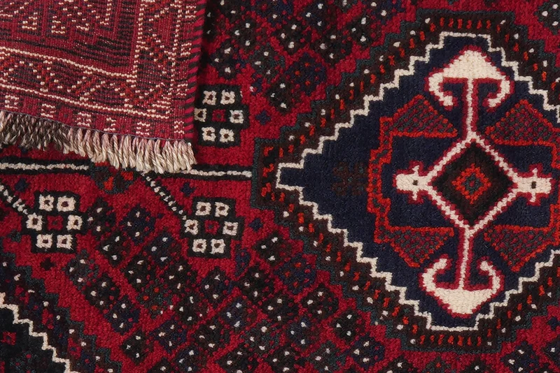 Shiraz · Handgeknüpft – Rot, 129x83 cm