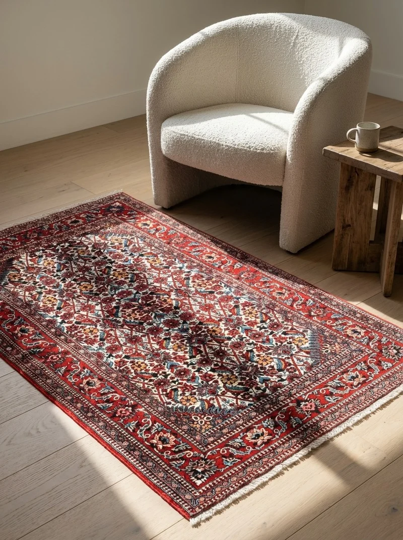 Isfahan · Handgeknüpft – Beige, 151x102 cm