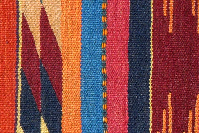 Kelim Gashgai · Handgewebt – Bunt, 193x61 cm