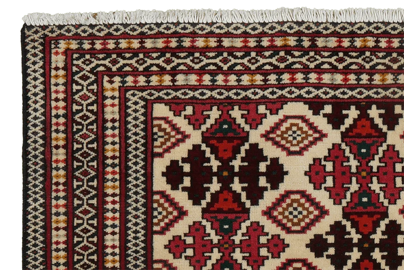 Belutch · Handgeknüpft – Beige, 57x106 cm