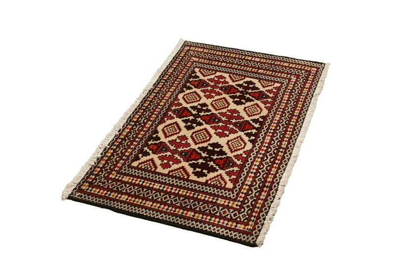 Belutch · Handgeknüpft – Beige, 57x106 cm