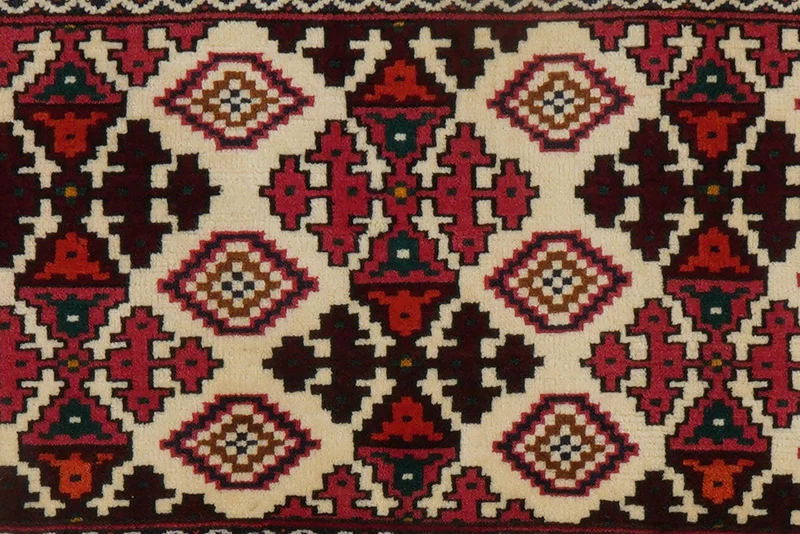 Belutch · Handgeknüpft – Beige, 57x106 cm