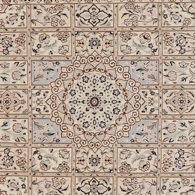 Nain 6La · Handgeknüpft – Beige, 160x98 cm