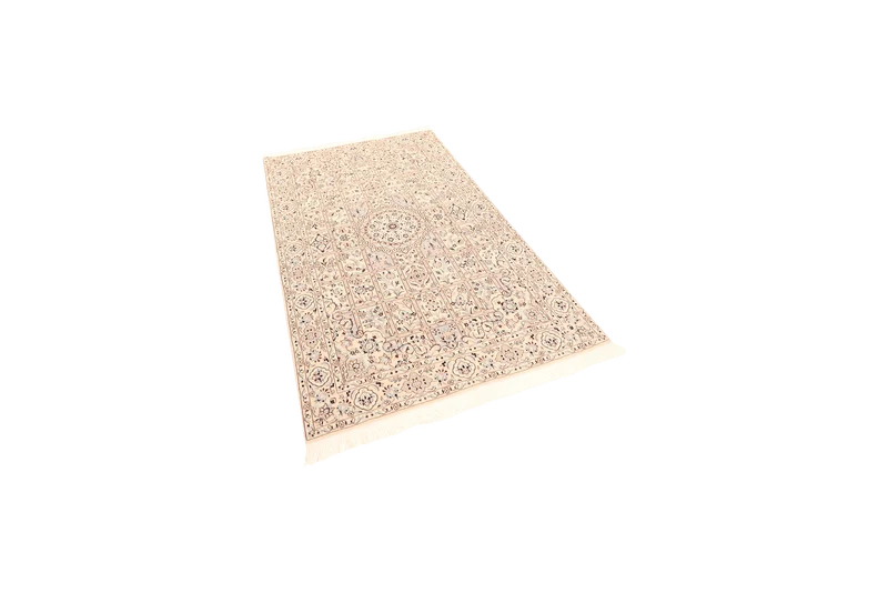 Nain 6La · Handgeknüpft – Beige, 160x98 cm