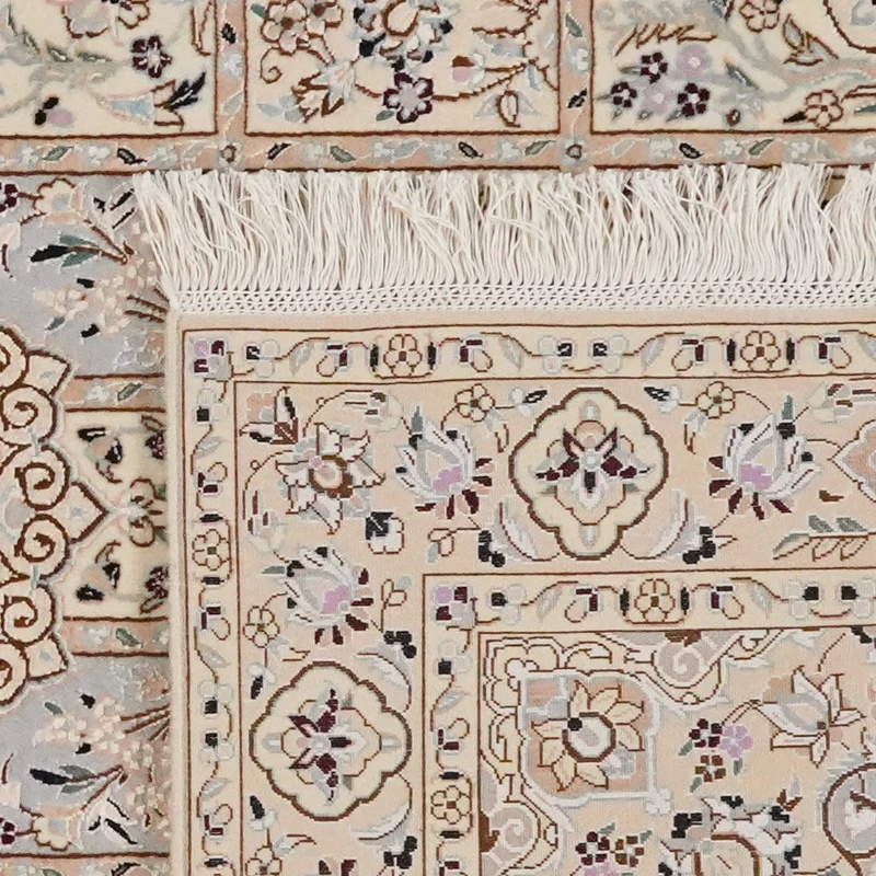 Nain 6La · Handgeknüpft – Beige, 160x98 cm