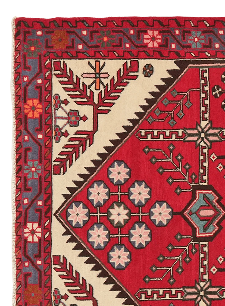 Shahsavan · Handgeknüpft – Rot, 152x107 cm