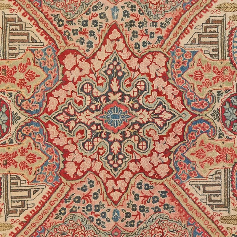 Sarough · Handgeknüpft – Beige, 214x140 cm