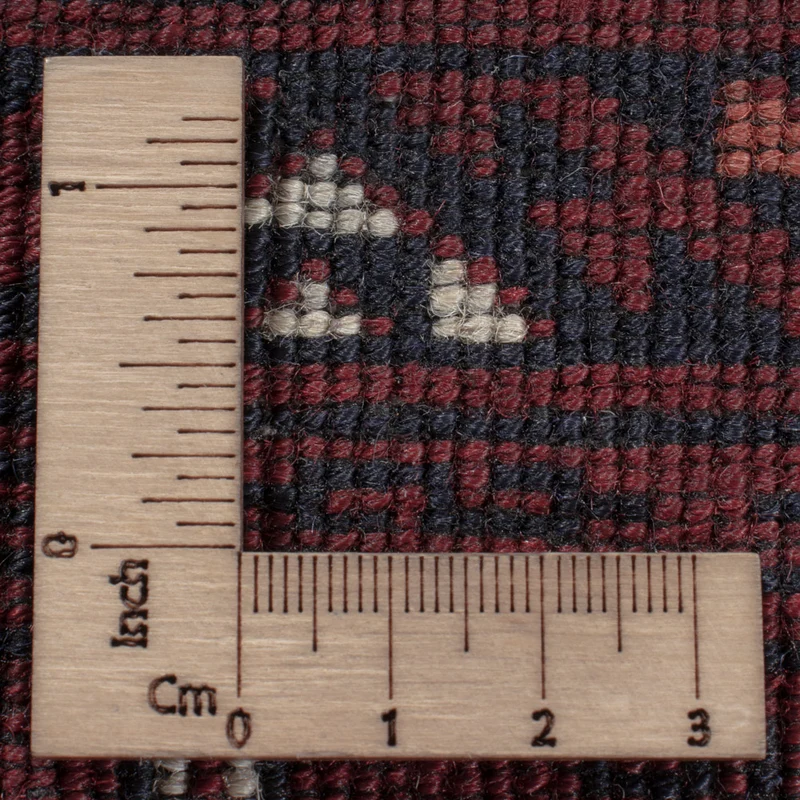 Afghan Teppich 154x247cm - Orientteppich - dunkelrot