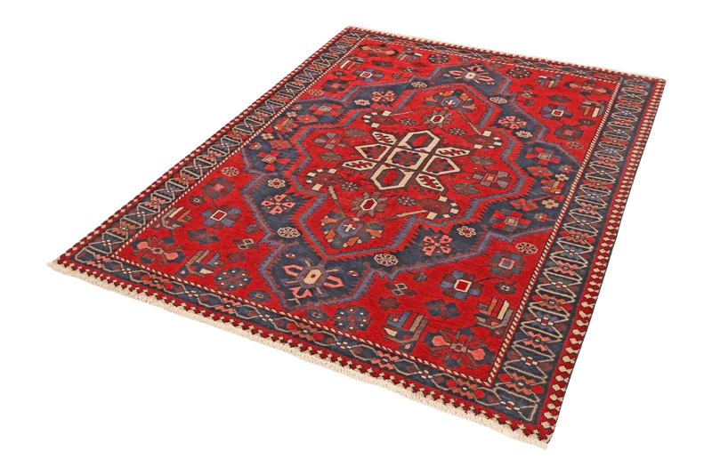 Bakhtiar · Handgeknüpft – Rot, 207x159 cm