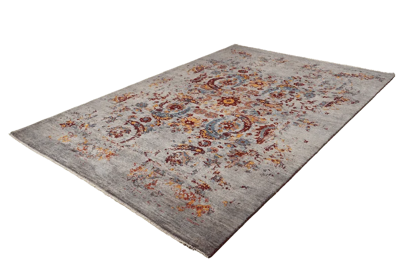 Rizbaf · Handgeknüpft – Blau, 292x193 cm