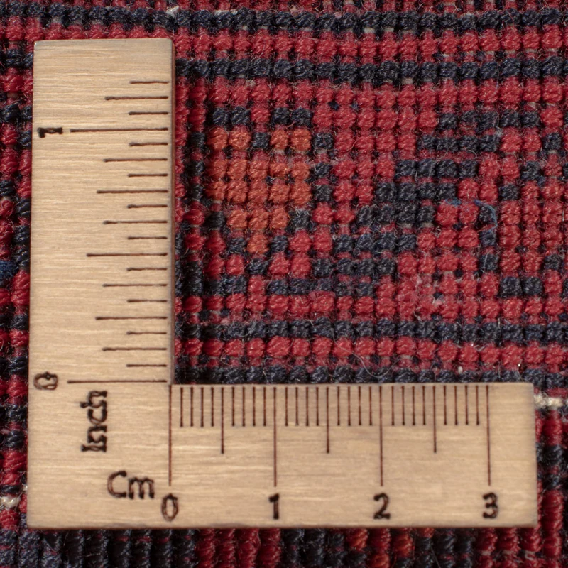 Afghan Teppich 197x290cm - Orientteppich - dunkelrot