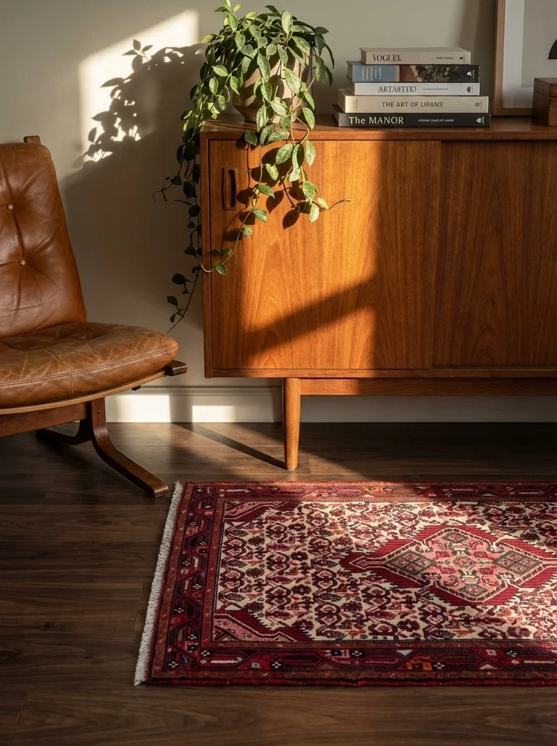 Assadabad · Handgeknüpft – Beige, 144x82 cm