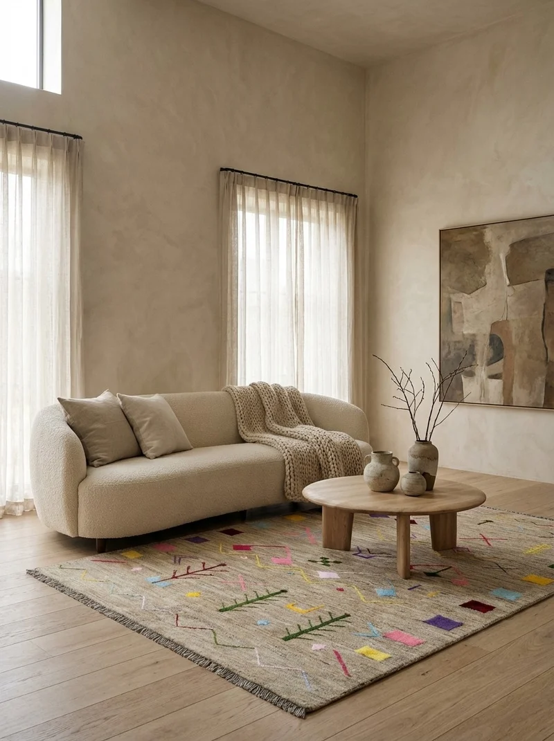 Gabbeh Basi · Handgeknüpft – Grau, 198x150 cm