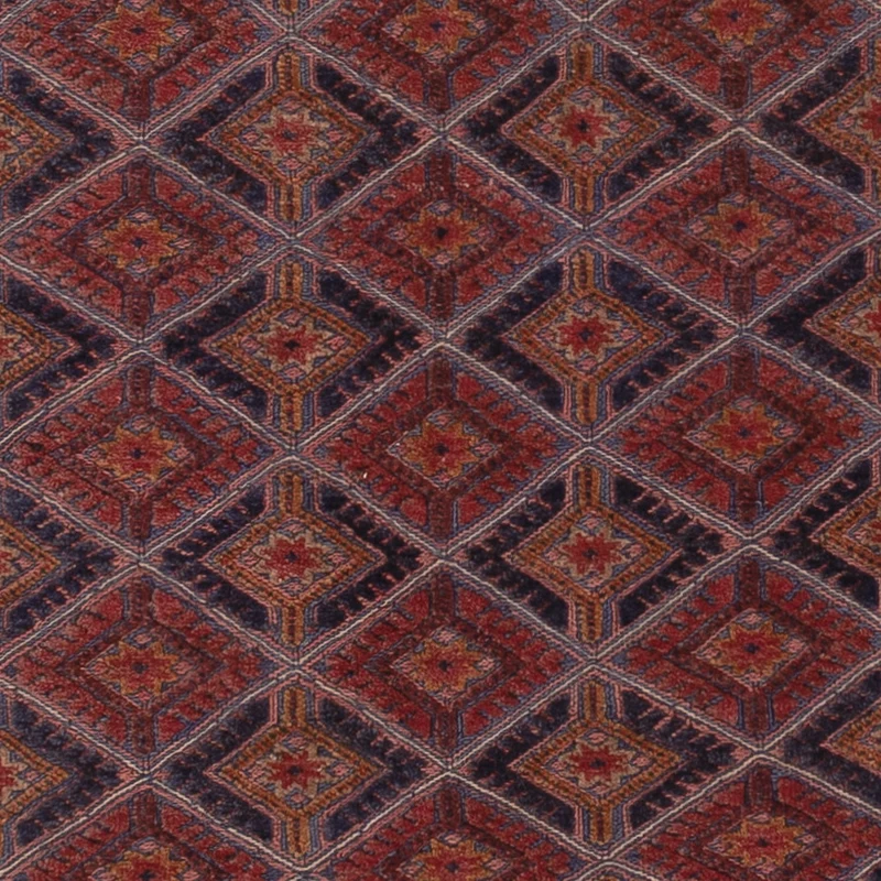 Kelim Afghan Teppich 148x210cm - dunkelrot