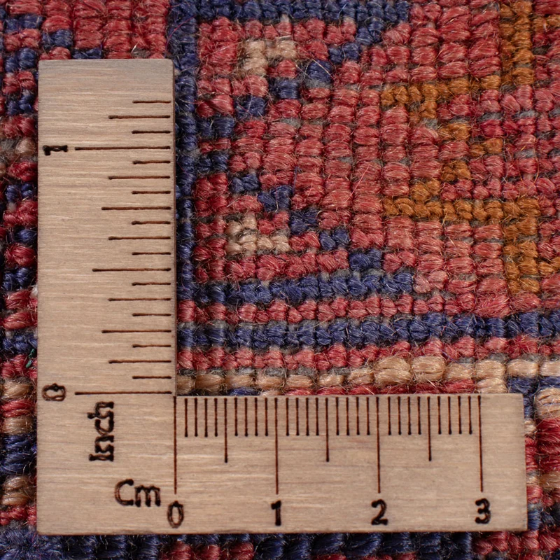 Kelim Afghan Teppich 148x210cm - dunkelrot