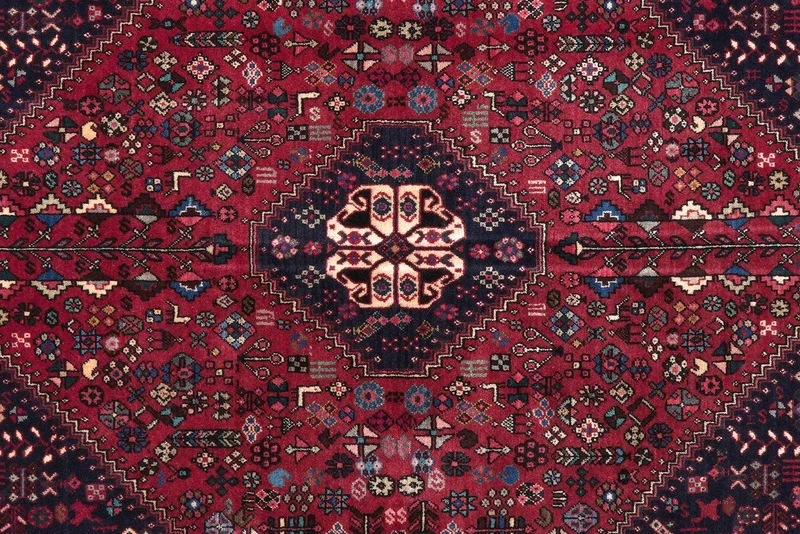 Abadeh · Handgeknüpft – Rot, 204x155 cm