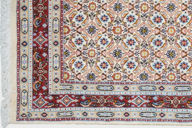Moud Mahi · Handgeknüpft – Beige, 120x75 cm