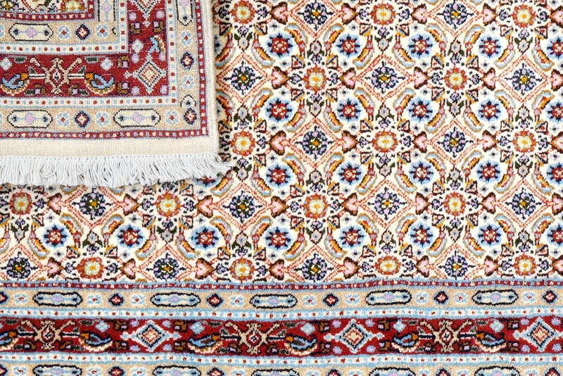 Moud Mahi · Handgeknüpft – Beige, 120x75 cm