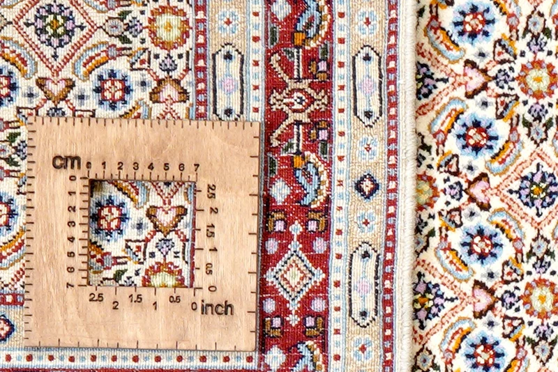 Moud Mahi · Handgeknüpft – Beige, 120x75 cm
