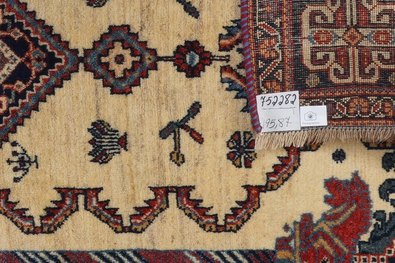 Kashkuli · Handgeknüpft – Beige, 195x87 cm