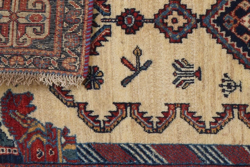 Kashkuli · Handgeknüpft – Beige, 195x87 cm