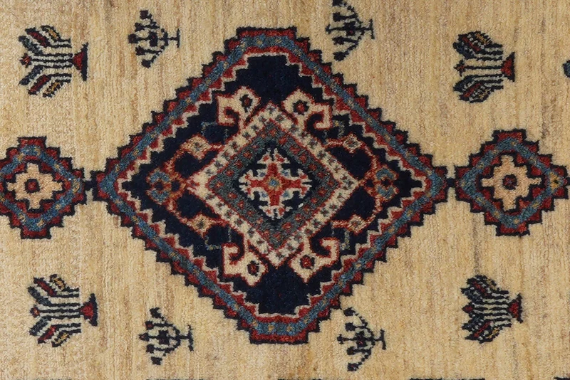 Kashkuli · Handgeknüpft – Beige, 195x87 cm