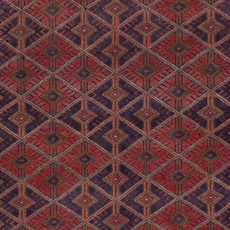 Kelim Afghan Teppich 154x193cm - dunkelrot