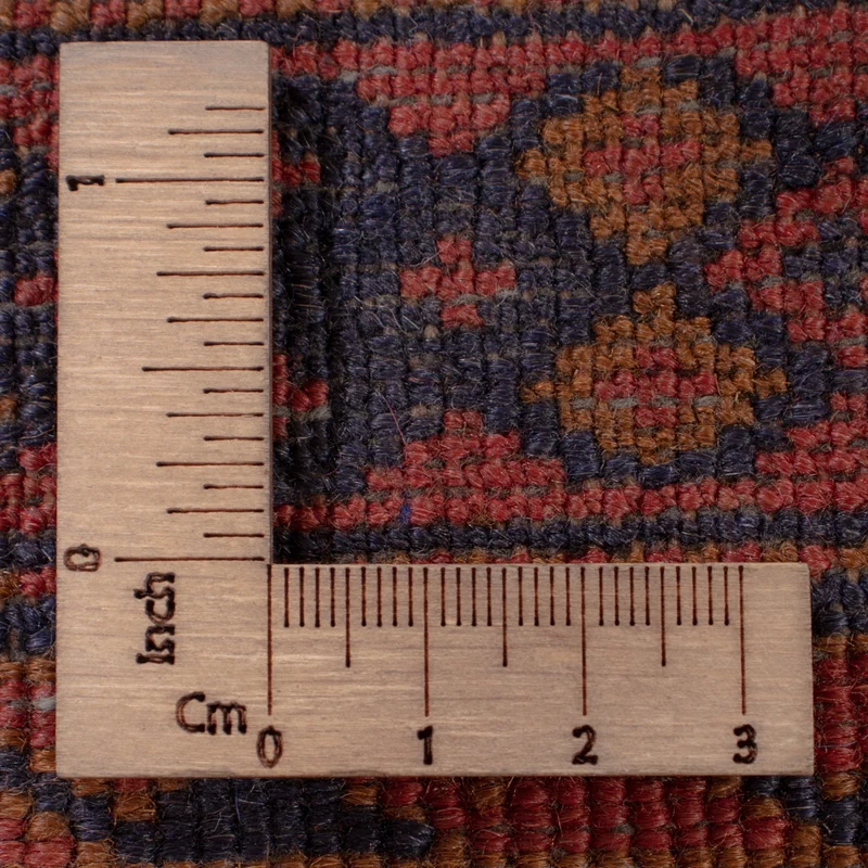 Kelim Afghan Teppich 152x193cm - dunkelrot