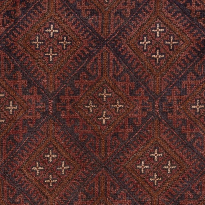 Kelim Afghan Teppich 156x188cm - dunkelbeige