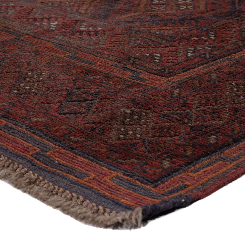 Kelim Afghan Teppich 156x188cm - dunkelbeige